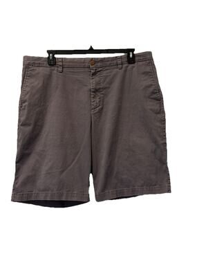 Tommy Bahama Men’s Gray Shorts Cotton Blend Chino Flat Front Pockets-40